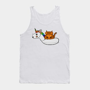 Cat And Unicorn Tank Top